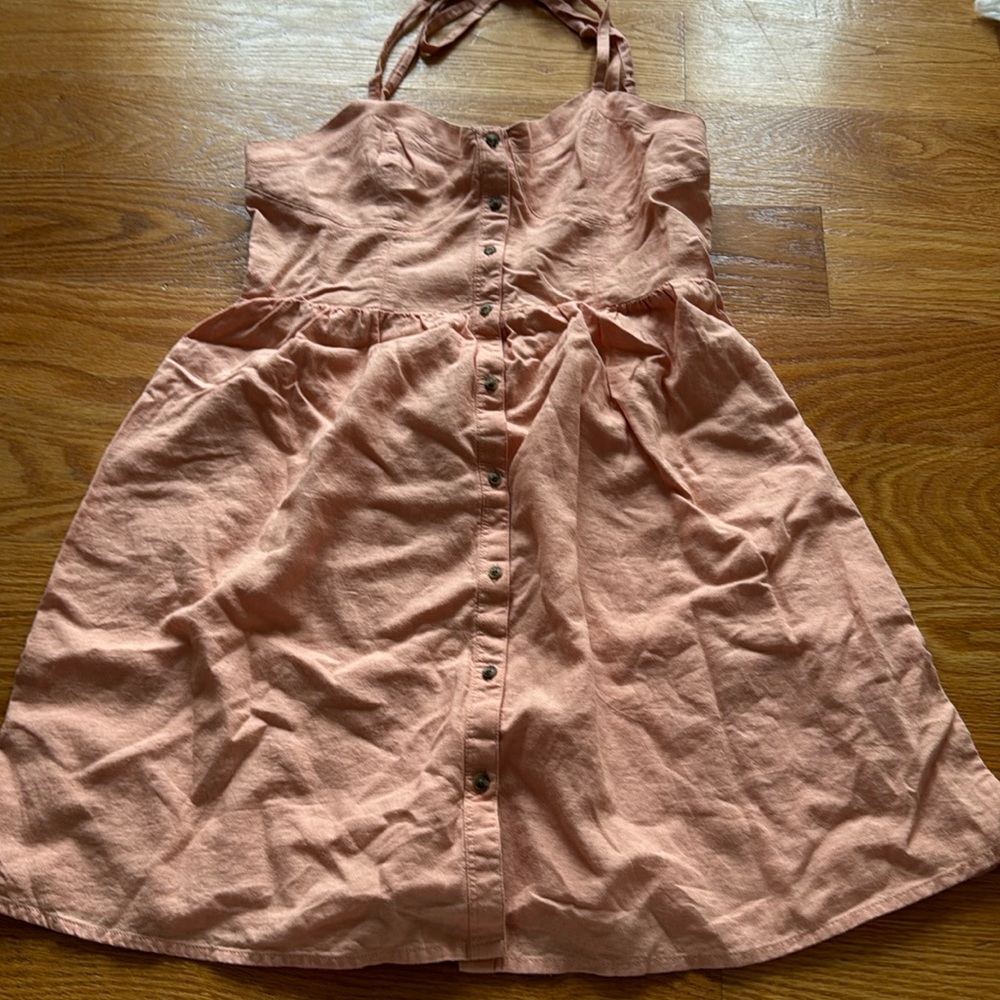 Aerie button dress
